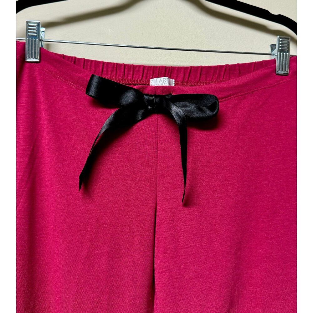 Tart Intimates Fuchsia Cami Pj Set With Black Lac… - image 6